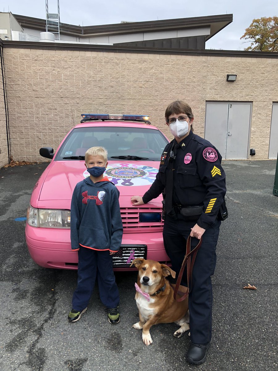 lawrencepolice's tweet photo. Sgt Sandy & Therapy Dog Oliver 🐾visited Colin & his friends at the Centerville School and discussed their rolls in the community. #school #communitypolice #therapydogs #enrichmentprograms https://t.co/jPK5oZilnN