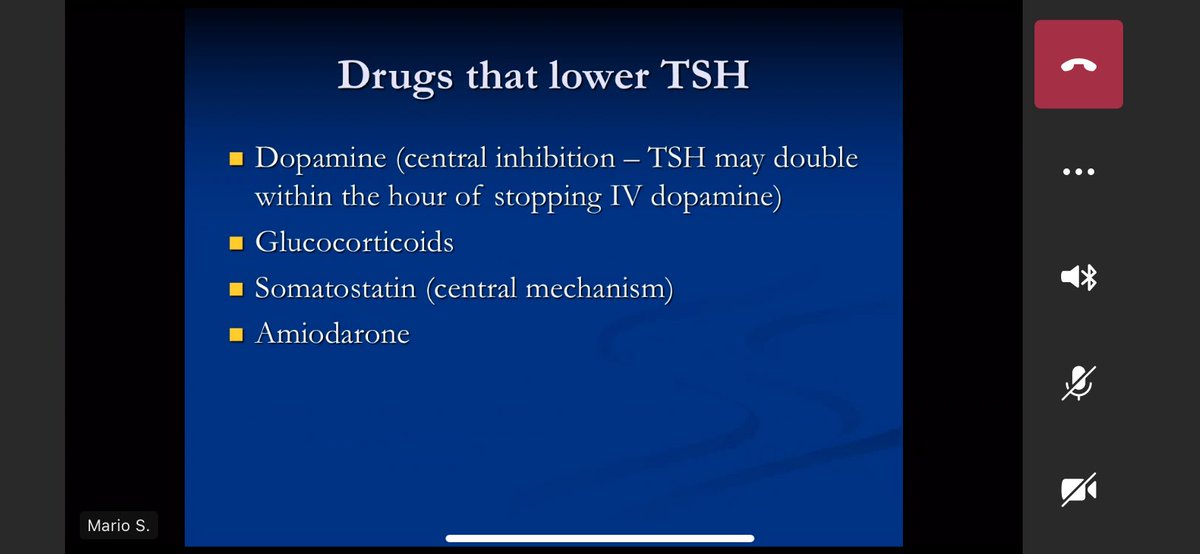Drugs that LOWER TSH