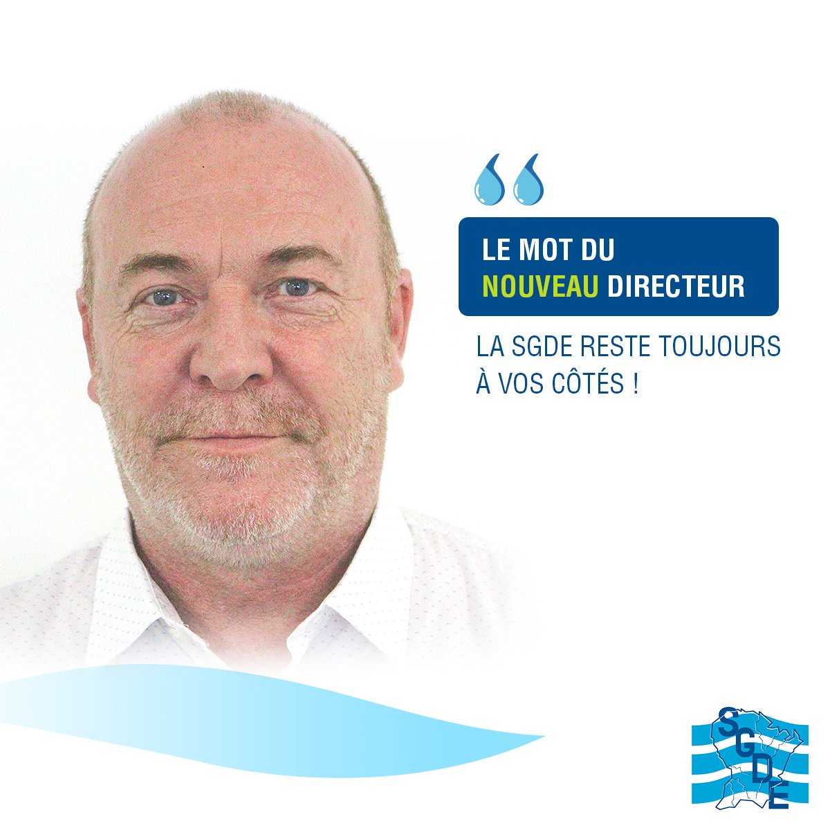 sgde973's tweet photo. [ LE MOT DU DIRECTEUR ] 

Une société et un Directeur proche de vous !

C'est avec un immense plaisir que nous souhaitons la bienvenue à M. Philippe SWYNGEDAU, nouveau Directeur de la Société Guyanaise des Eaux. 

👉https://t.co/zWOmqcauBY https://t.co/XTpf6j2Adk
