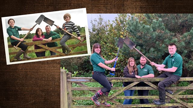 GlendaleTree's tweet photo. Stewart and Sam had a great catch up with @HelenMarks on Radio Ulster last Saturday about our private Woodland here at Glendale.  Hard to believe how much our kids and woodland have matured in the past 10 years.
https://t.co/knRZwSppJ4
#Glendale #Woodland #Treeplanting #Forestry https://t.co/kUppu322Qa
