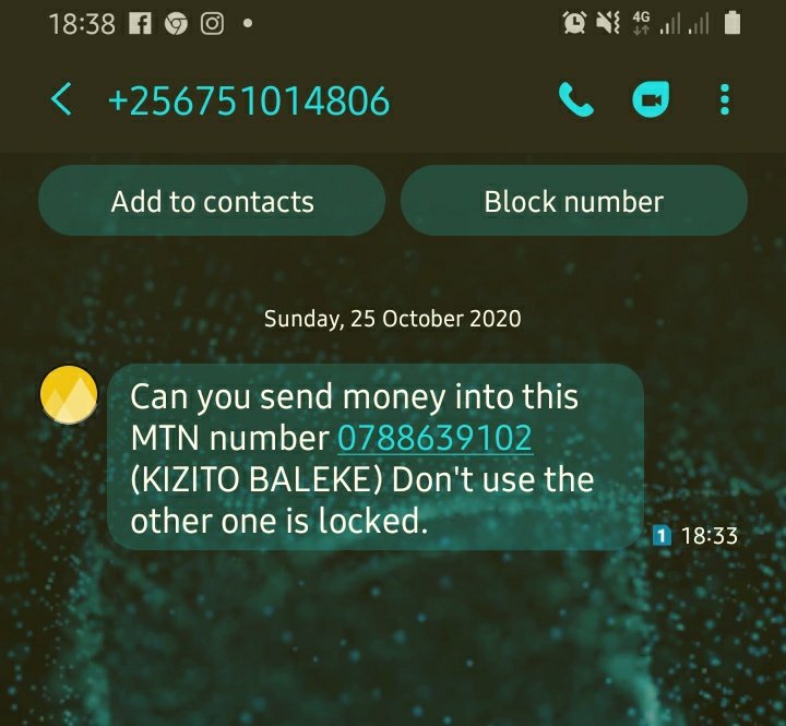 OmUGave's tweet photo. #ConAlert On Sunday, I got off the phone having confirmed that I'd send someone money. I immediately got a txt directing me to send the money to another number. I called my person to confirm (b'se I'm me) and they'd sent no such text. @mtnug @Airtel_Ug warizdis? https://t.co/2SUiY9Kjob