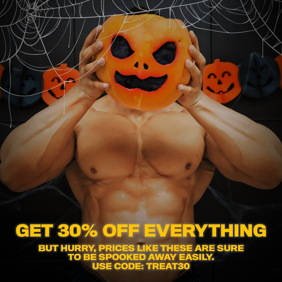 crazy_bulk's tweet photo. Our Halloween offer is now LIVE 👻 🎃

Use code TREAT30 at checkout for 30% off absolutely everything 💪

Be quick though this wont be lasting long 😱  ☠️ https://t.co/jWkcg818YW