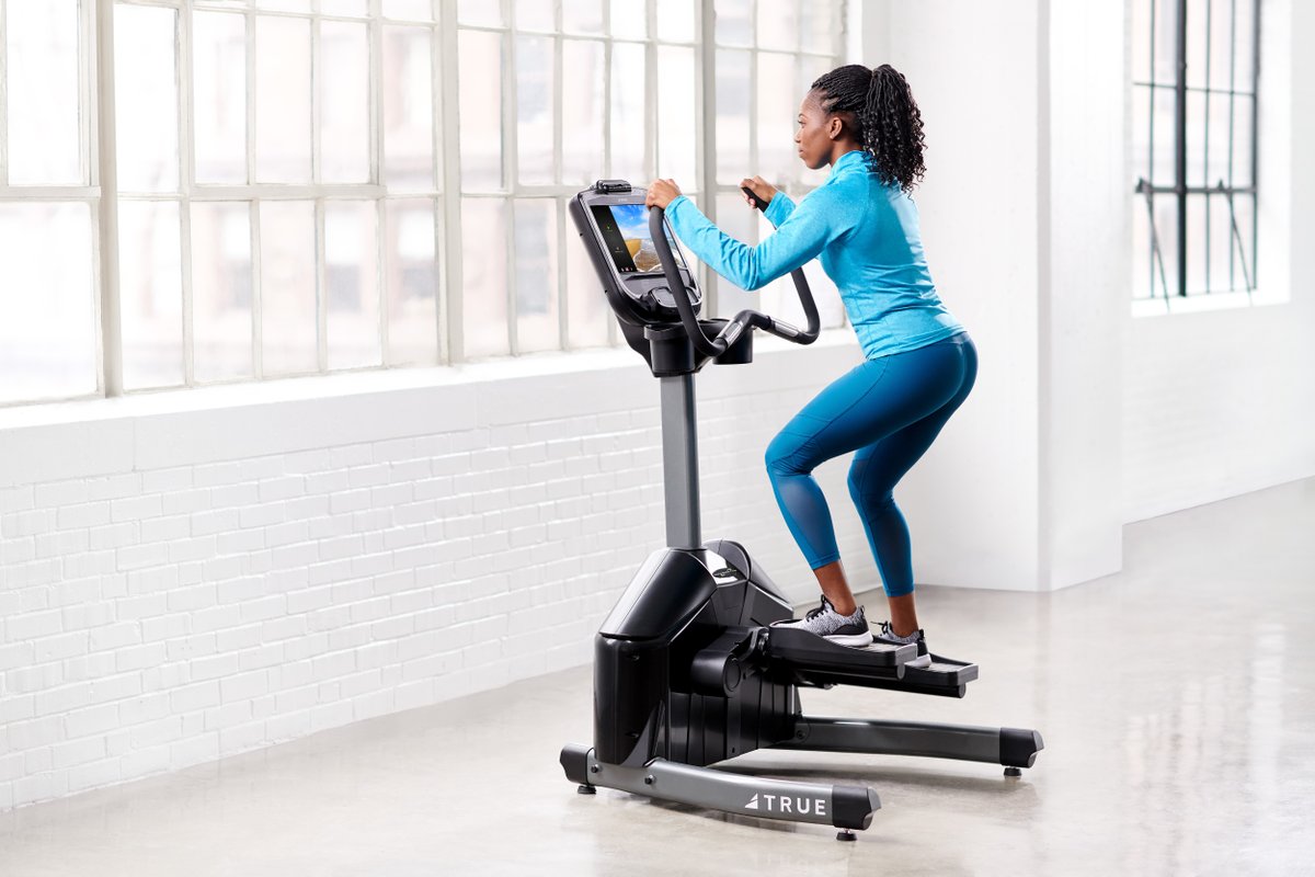 TRUEfitnesstech's tweet photo. A cardio workout like no other. The TRUE Traverse sculpts members’ core and lower body, and provides a smooth motion for a better workout in less time.

Have you experienced the TRUE Traverse? https://t.co/DEG5FUMrz7
