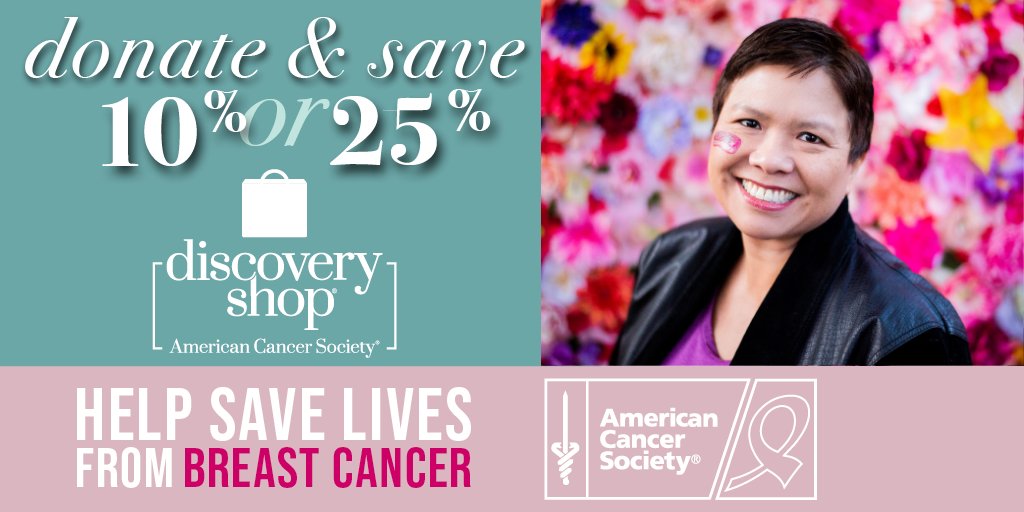 FINAL DAYS! Receive or EXTEND your 10% or 25% Discovery Shop savings certificate instantly by email when you donate $10 or $25 to <a href="/MakingStrides/">Making Strides Walk</a> by Oct 31. We can’t and won’t allow COVID-19 to put progress on hold towards a future free from breast cancer: acsdiscoveryshop.org
