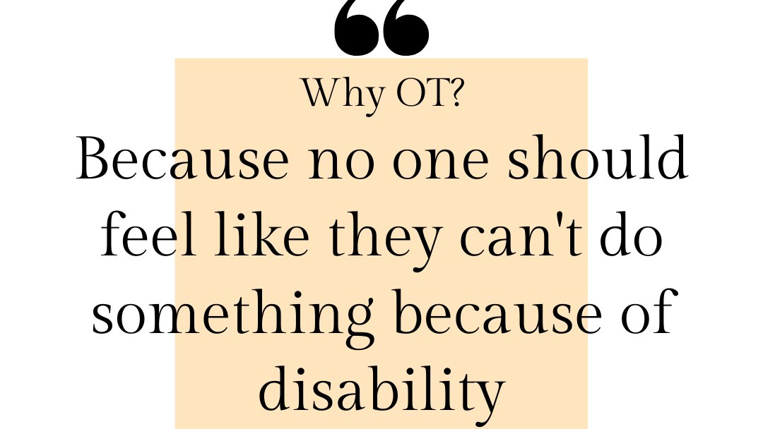 CAOT_ACE's tweet photo. Occupational therapists are experts at finding creative solutions to allow you to engage in all the activities you need and want to do. #WorldOTDay #OT365 https://t.co/pXiV6dZRkR