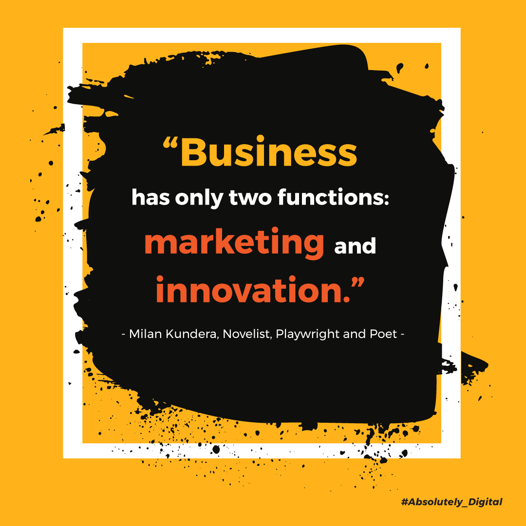 AbsolutelyDgtal's tweet photo. In modern business, regardless of industry, a successful company focuses on innovation and telling the stories of that innovation. Everything else is simply the result of these actions.
#Absolutely_Digital #DigitalMarketing #SocialMedia #Facebook #Instagram #AD_team #Quotes https://t.co/VSNFTFr6hO