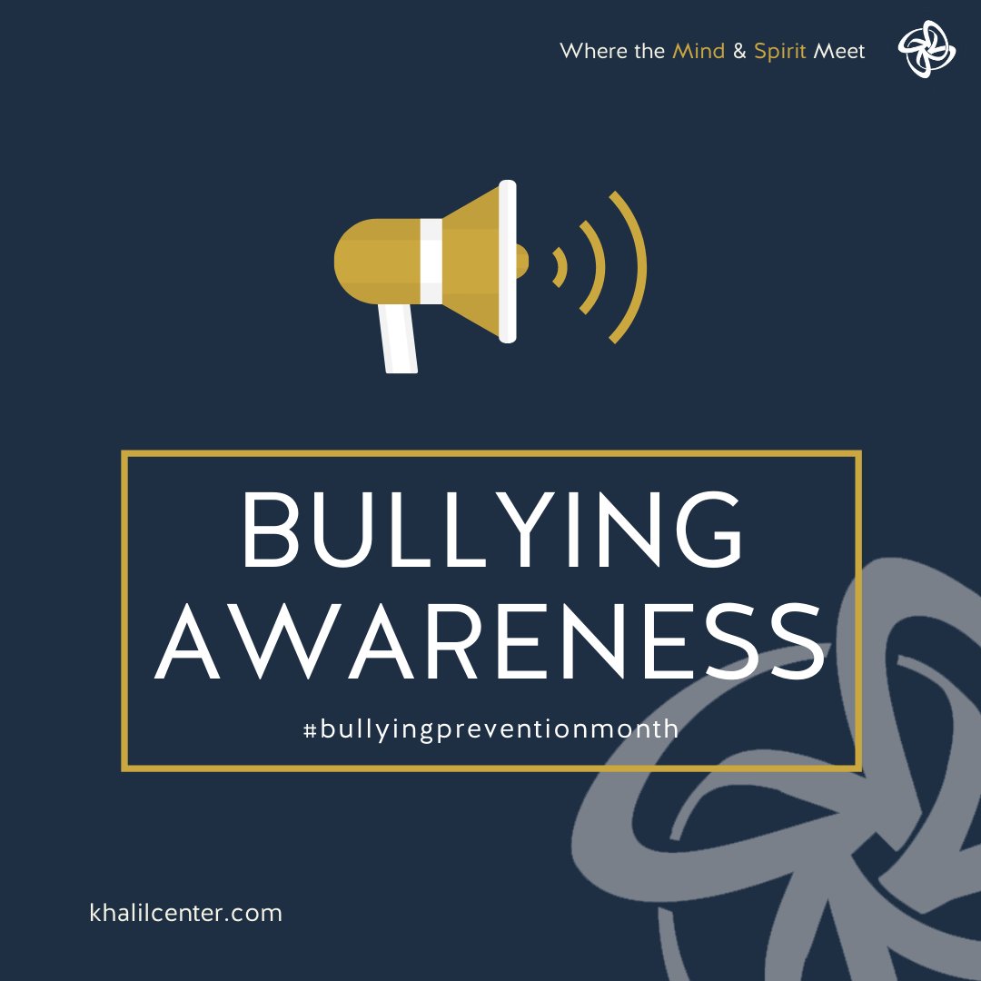 October is  #BullyingPreventionMonth  The issue of  #bullying is one that is prevalent in many communities and  #Muslim communities are no exception.