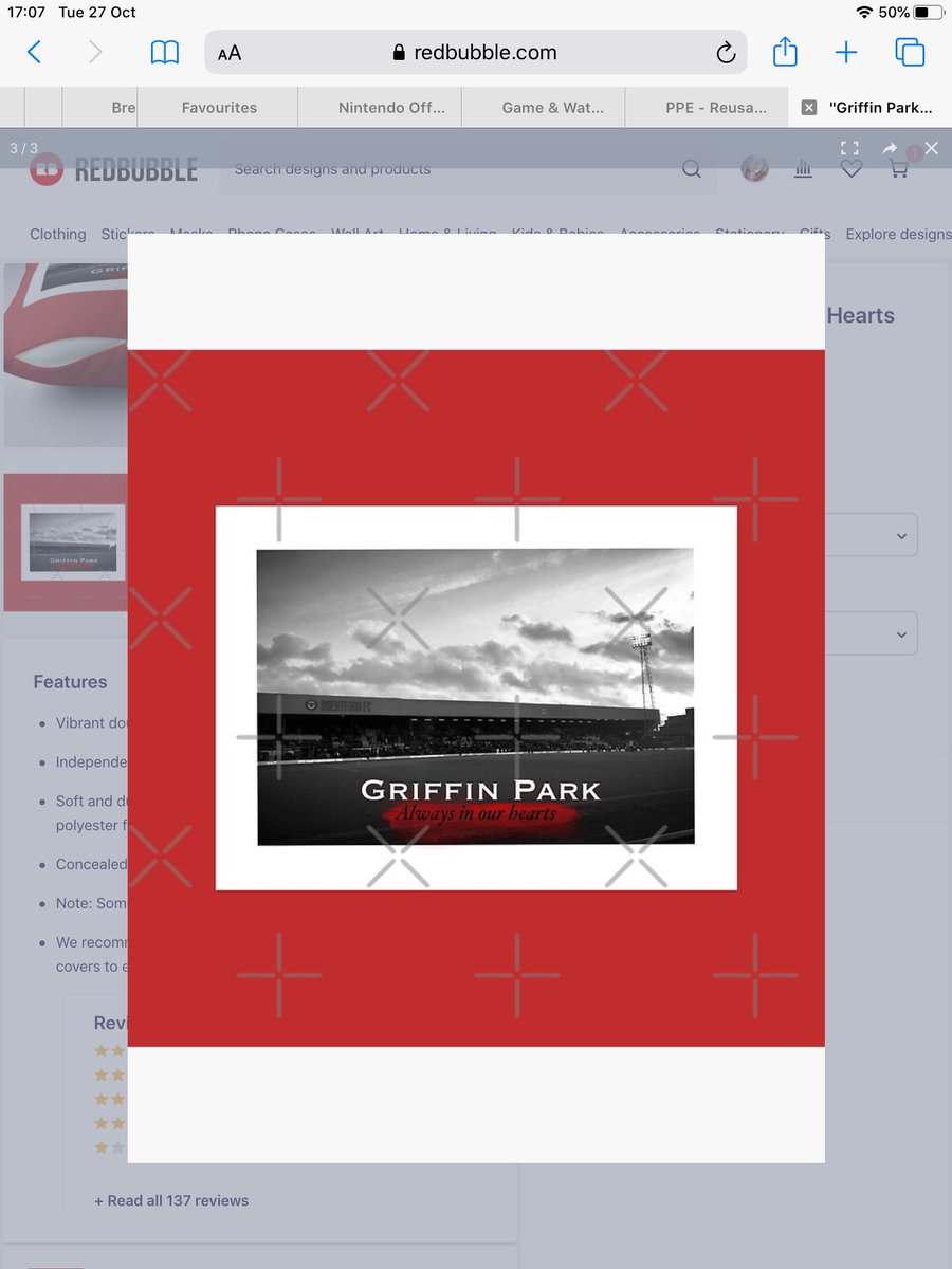 Debbee75's tweet photo. https://t.co/stOfULYODp #Debbee75 #BrentfordFC #GriffinPark #FarewellGriffinPark #Redbubble #GiftsForBeesFans https://t.co/fm3WFdYTfM