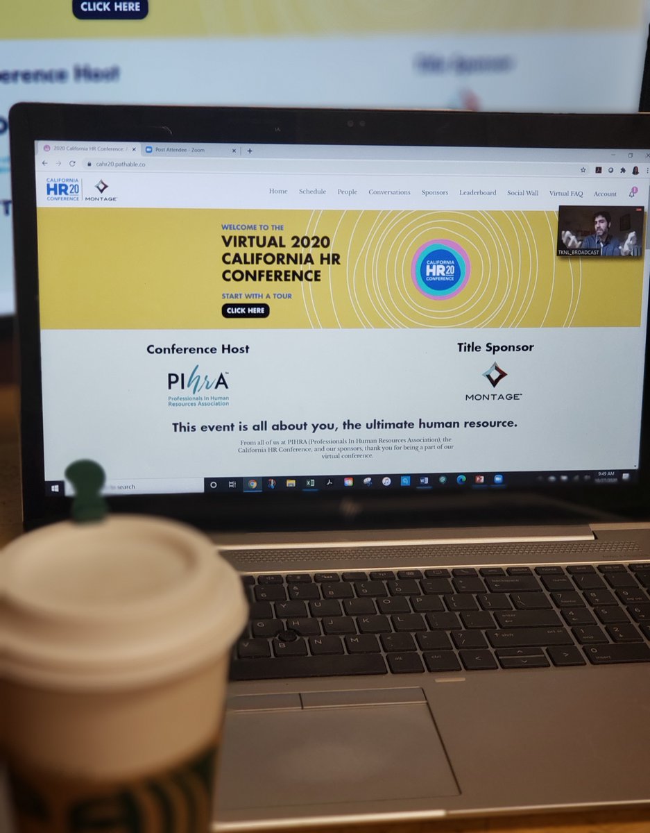 Day 1 of the <a href="/PIHRA/">PIHRA</a> <a href="/CAHRconference/">California HR Conference</a>!  Ready for a great virtual experience. #CAHR20