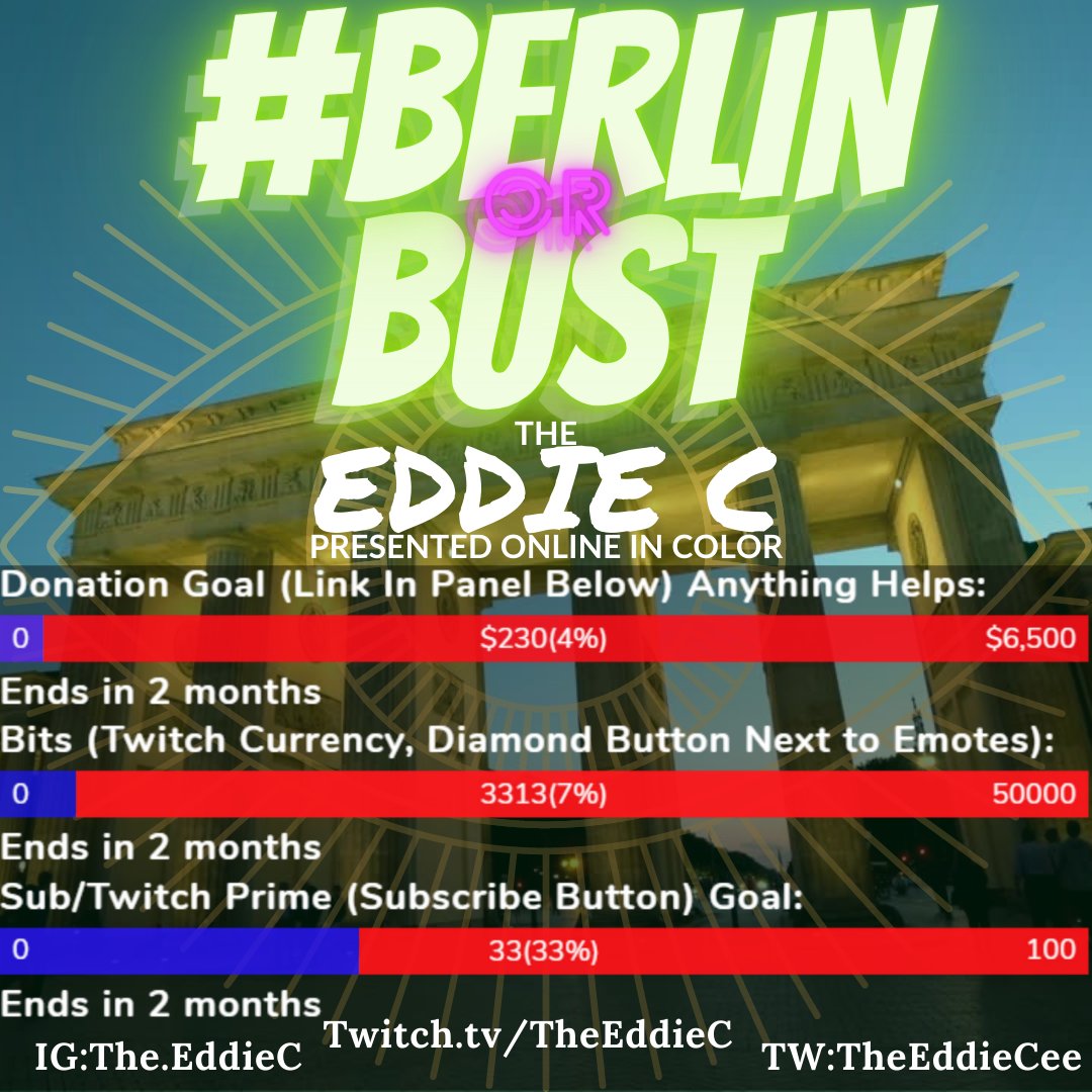 TheEddieCee's tweet photo. Tuesday Stream: 4:30pm EST Learning German &amp; more! See you then!
https://t.co/OrUHTf0HcD

#twitch #smallstreamer #smallstreamerconnect #smallstreamersupport #Deutschland #TwitchDE #Berlin #BerlinOrBust #Spende #Spenden #Donate #Donations #Donation #streamer https://t.co/FTzdLCgVoa