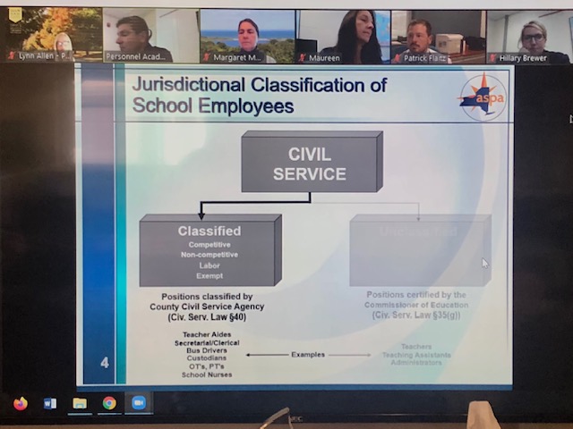 NYSASPA's tweet photo. 2020 NYSASPA Virtual Conference- Part 2- Classified Employees @JosephMosey @LynnAllenEdD @JWLloyd80  @LASeverance @MuenkelMargaret https://t.co/Xiw0du5A8w
