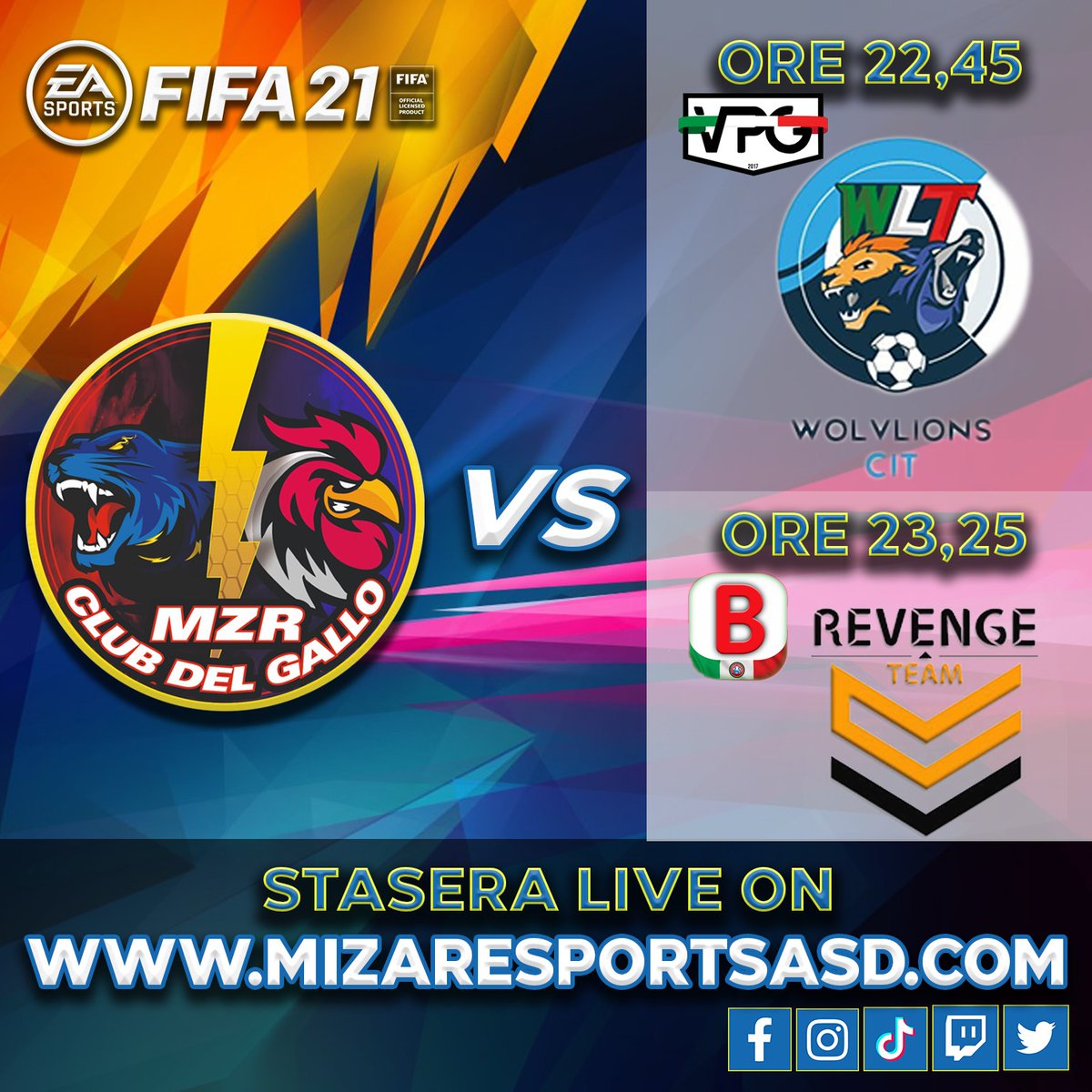ClubDelGallo's tweet photo. ๐
MatchDay
๐ @VPG_Italy Serie D
๐ Giornata 5
๐ Start 22:45
๐๏ธ @CIT_WolvLions
-
๐ @ACFItalianL Serie B
๐ Giornata 1
๐ Start 23:25
๐๏ธ @Revenge__Team
๐ฅhttps://t.co/L5CtKUPfUv
#MzrCDG #GoGalli
Powered by @MIZAR_eSports
@OffSidePage_ @NewsProclub @RTAllProClub https://t.co/tFRr93GHml