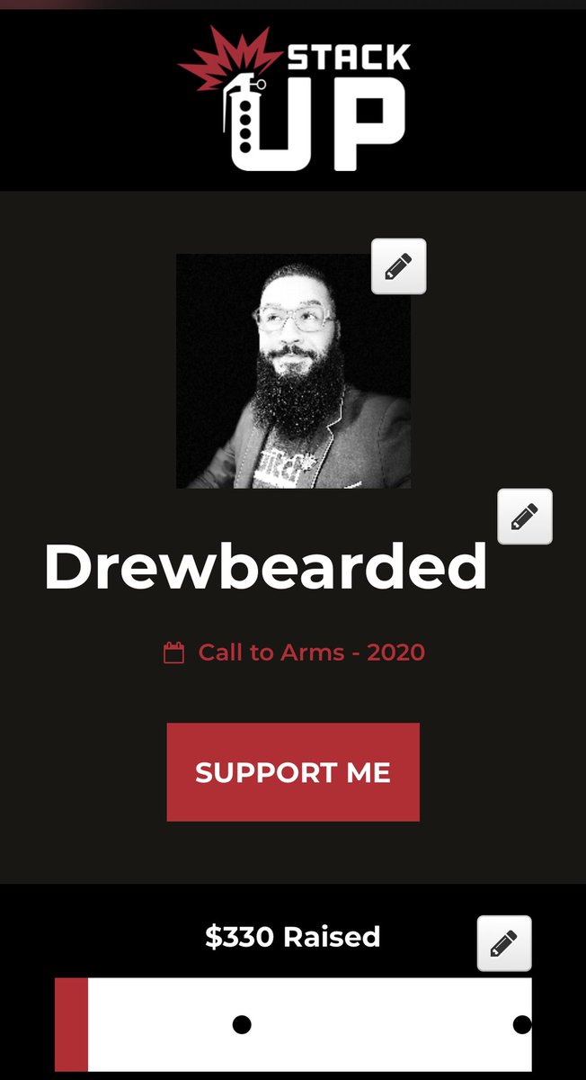 DrewBearded's tweet photo. Next month I am raising money for @stackupdotorg to help their wonderful cause for our vets!! We have some fun incentives for some big milestones we want to achieve. If you wanna start the funding early you can click the link below! Spread the word!! 🥰

https://t.co/GftYqE9AaB https://t.co/Rq42sR3ntf