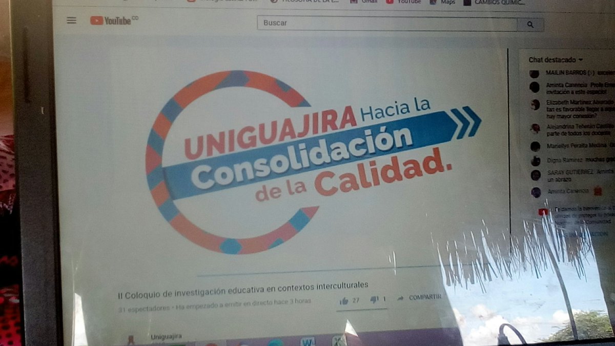 Meryiurdanetaa's tweet photo. Finalizacion del segundo día del llcoloquio de investigacion educativa
#llColoquioInvestigacionEducativa 
#ContextoMulticulturales 
@InecTIC 
@UniLaGuajira 
@jaroldiazc 
@albarpinto https://t.co/IoUuSaMq9h