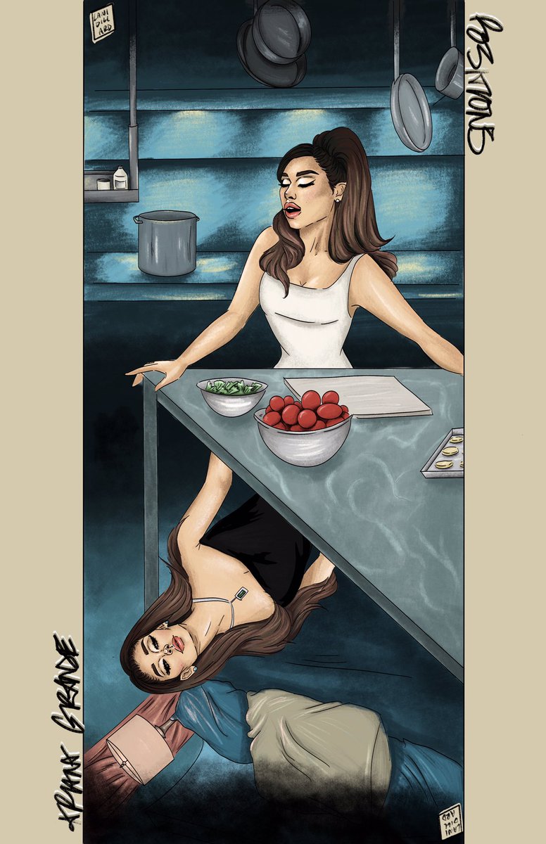 lanirdillard's tweet photo. switchin’ the positions for u 
——————————————
took a lot of time to create a piece based off the #positions music video because I’m actually obsessed with this song, @ArianaGrande ily 
—-
IG: @ lanidillard https://t.co/lcfY3JZGB2