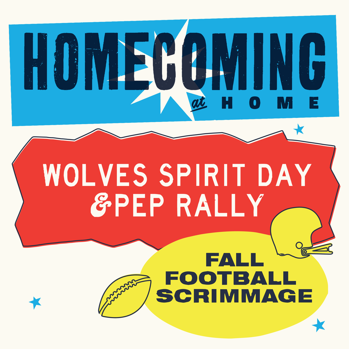 Day 2 is in full effect! Come out to the University Stadium with your best red on! Pep Rally starts at 5pm and scrimmage starts at 6pm. 
Tune into <a href="/thewolfuwg/">The WOLF @ UWG</a> for all the hype you need! #gowestgowolves #uwghoco20 #homecomingathome #gowest