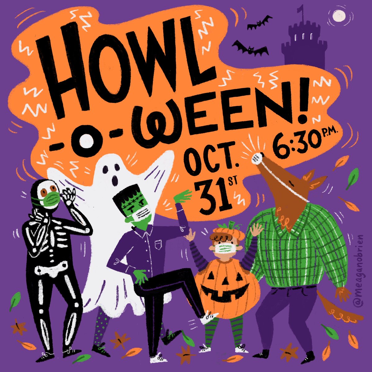SomervilleCity's tweet photo. Somerville is hosting a citywide Howl-o-Ween, inviting community members to don a face covering and make a racket (or to just politely holler out their COVID-19 woes and frustrations) from their doors and windows at 6:30 p.m. on Halloween, Saturday, 10/31. Let's make some noise! https://t.co/DB4hPy4Vum