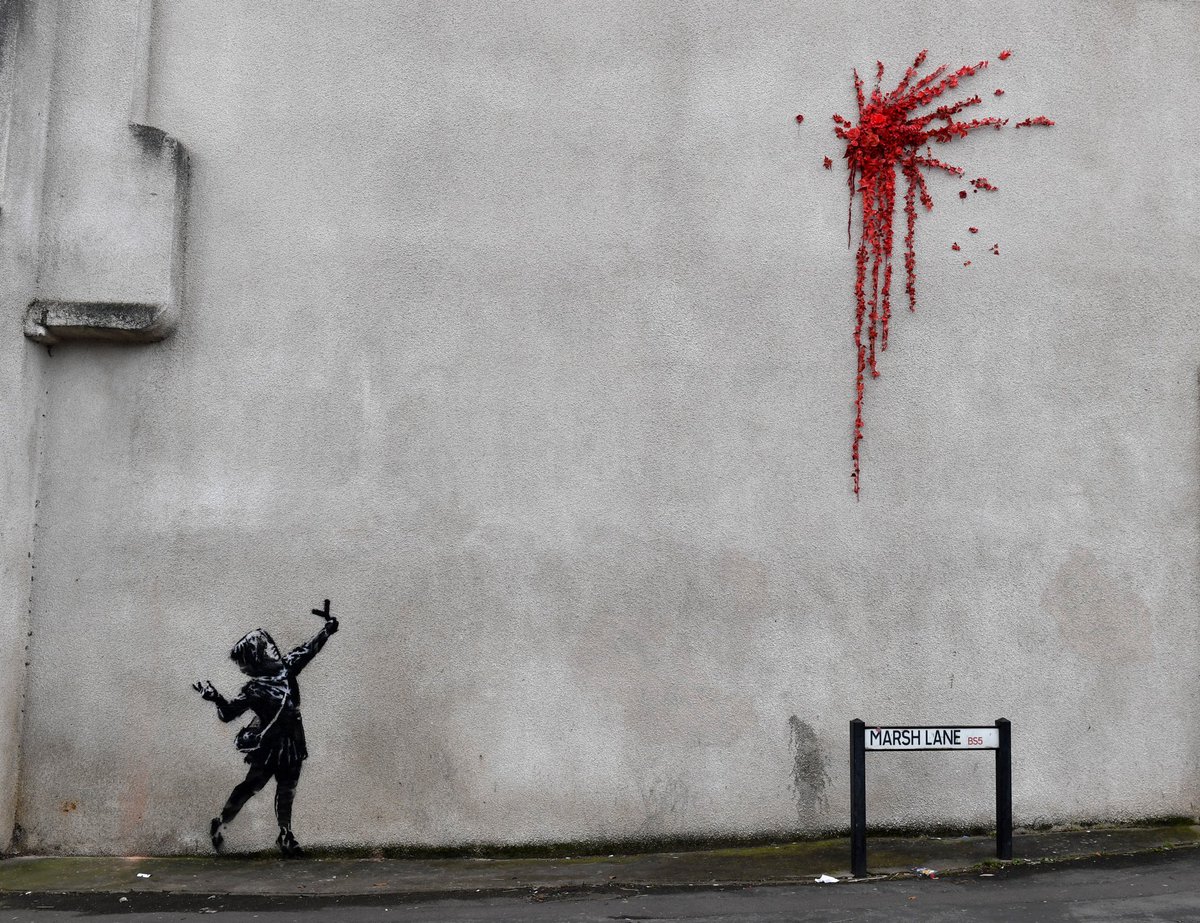 wasteland_dude's tweet photo. One more for @ArtF76 ‘s #F76Masterpiece
I decided to do a piece by the legendary Street artist Banksy.
#Fallout76 https://t.co/EEnvL9yCiQ