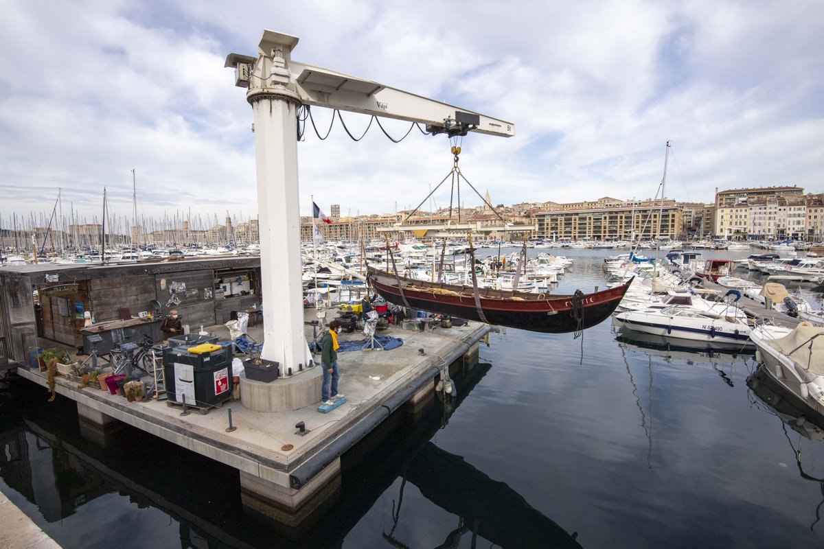 Centre Camille Jullian (@ccj_cnrs) on Twitter photo Après deux semaines de chantier, et de couture, par les étudiants MoMarch notamment, la réplique navigante Gyptis est enfin de retour dans les eaux du Vieux Port. (Photo: L. Roux @univamu <a href="/CCJ_CNRS/">Centre Camille Jullian</a> 2020) Après deux semaines de chantier, et de couture, par les étudiants MoMarch notamment, la réplique navigante Gyptis est enfin de retour dans les eaux du Vieux Port. (Photo: L. Roux @univamu <a href="/CCJ_CNRS/">Centre Camille Jullian</a> 2020)
