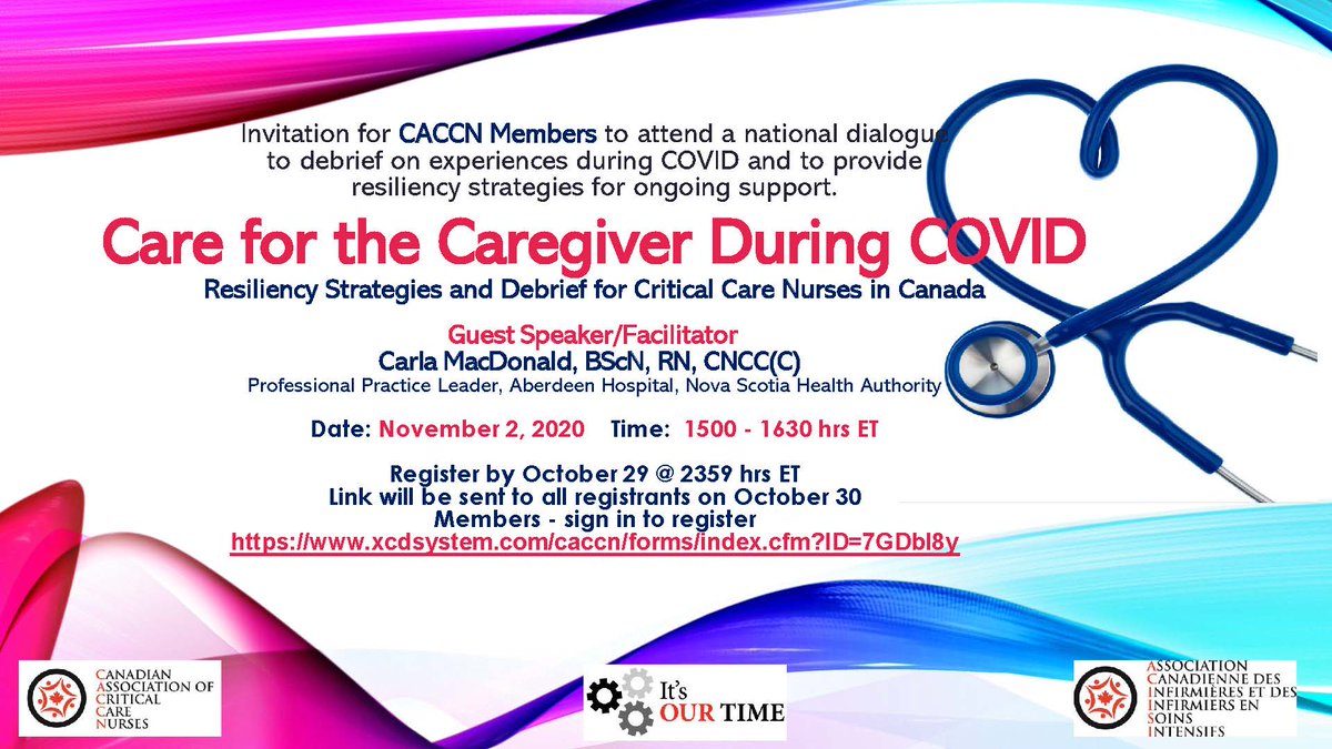 CACCN Members Only Event!  Register today!  
CACCN National Dialogue is happening November 2 at 1500 hrs ET.  Registration:  xcdsystem.com/caccn/forms/in…