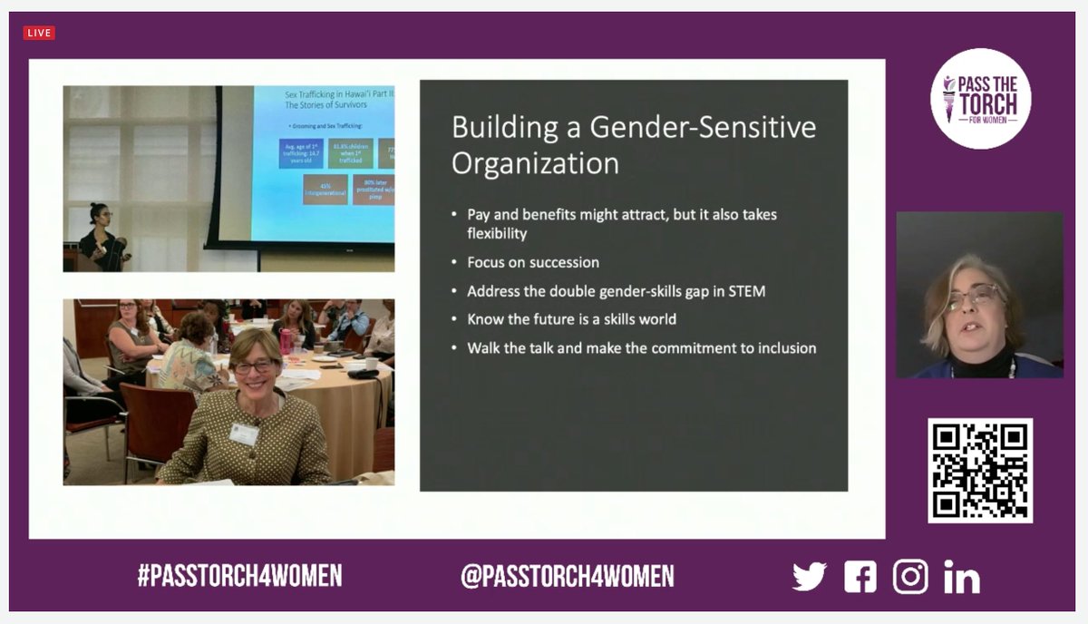 Kristin shared how you can create a gender-sensitive organization. #passtorch4women #closingthegaps