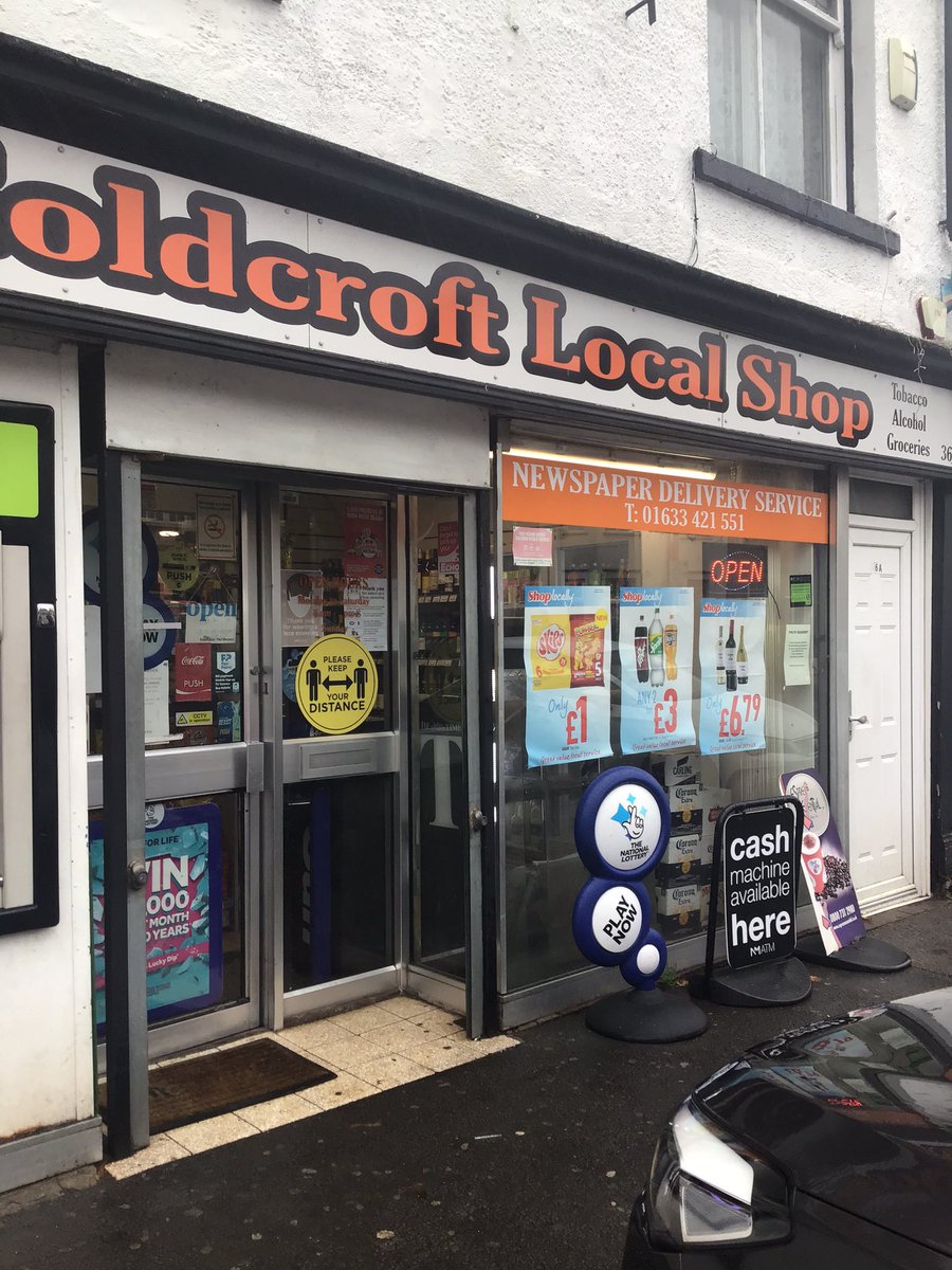 AndyTheSun1's tweet photo. GoldCroft Newsagent Newport actively promoting #BouncebackBritain #BounceOffChallenge to enter simply purchase a copy of the @TheSun @NewsUKRetail https://t.co/IJ5Qksj1Wd
