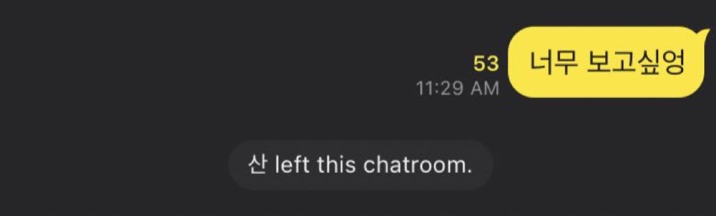 when ateez had that kakao groupchat with atinys and san just