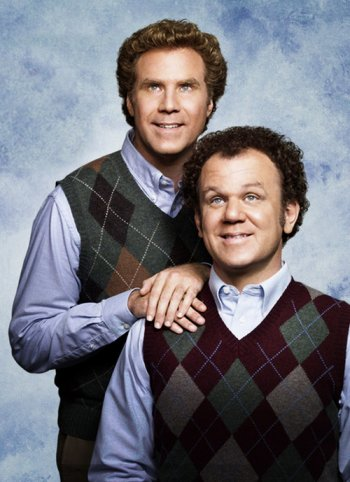 PHSbaseballCats's tweet photo. Choice #1:  Dominic Luciano and Nathan Ignasak for their Step Brothers partner costume.  Retweet or like if you think Choice #1 should win the signed Coach Keane pumpkin. https://t.co/2d3FPmSb2h