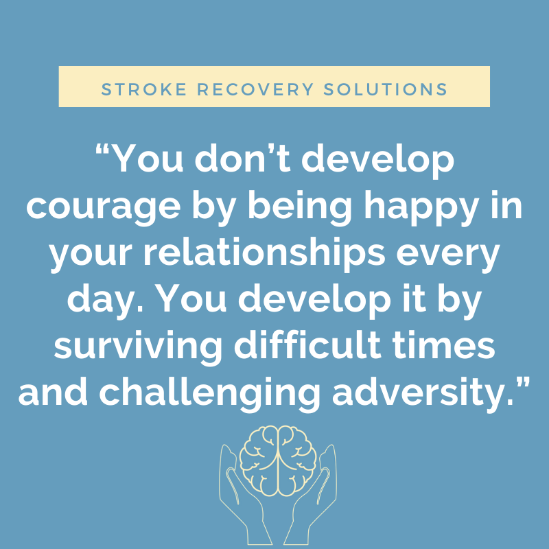 MaureenHarrop's tweet photo. “You don’t develop courage by being happy in your relationships every day. You develop it by surviving difficult times and challenging adversity.”
-Epicurus
🧠
#strokerehabilitation #strokelife #stroke #recovery #strokesurvivor #strokesurvivors #strokeexercise #braininjury https://t.co/nAEZcE2i4M