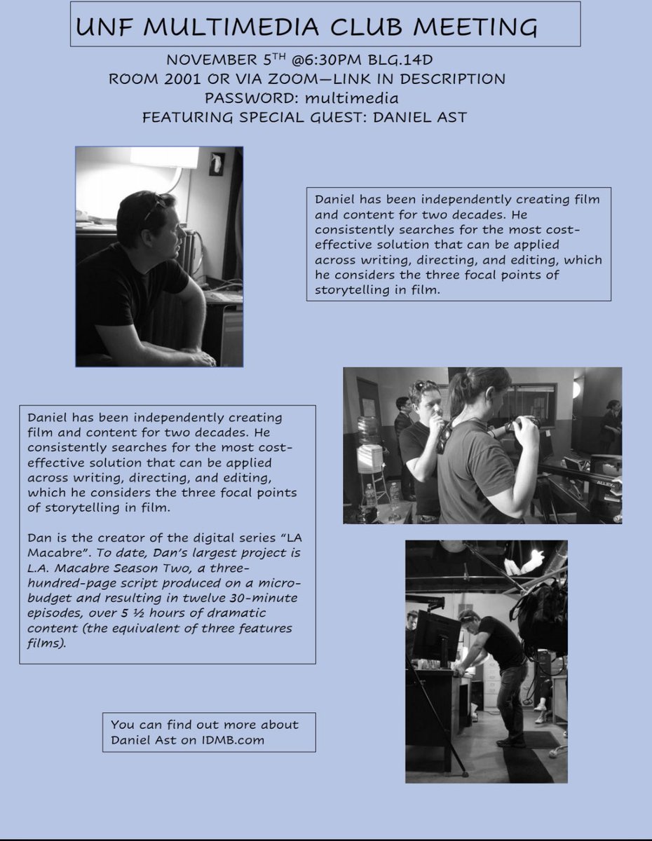 UNF Multimedia Club tweet media