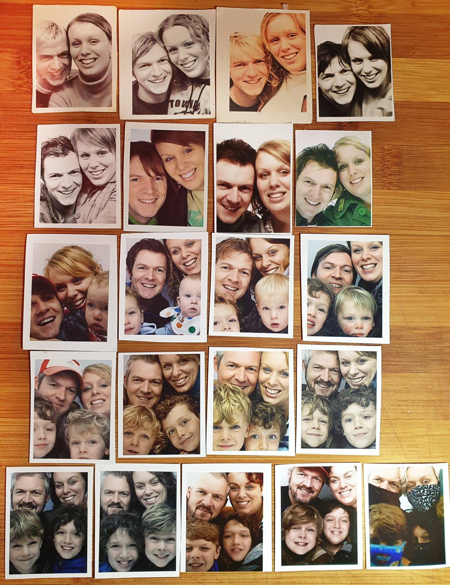 eliistender10's tweet photo. Every year since we first met, my wife and I have taken a photobooth photo, today we did No.21 and it was a little bit different to normal https://t.co/yEs0wh06ah
