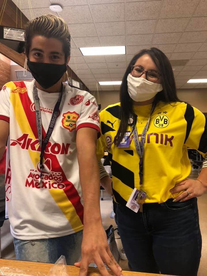 On Red Ribbon Week, Cesar and Mayra are Teaming Up Against Drugs!
#GUGI #SoccerisLife #GoWildcats https://t.co/Zvvjx98wOh