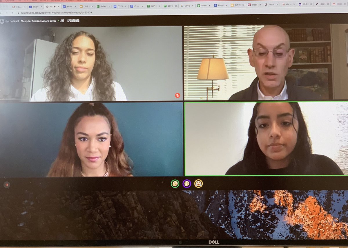 rcalacci's tweet image. #youngceo great conversation with NBA Commish Adam Silver!