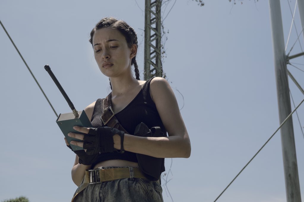 Christian Serratos as Rosita EspinosaFiery & fierce. Molded by the world & those around her into an independent & skilled one-woman army. Tough as nails & brutal, but also deeply caring & kind. Determined to stay alive for her child no matter the cost.This is Rosita Espinosa.