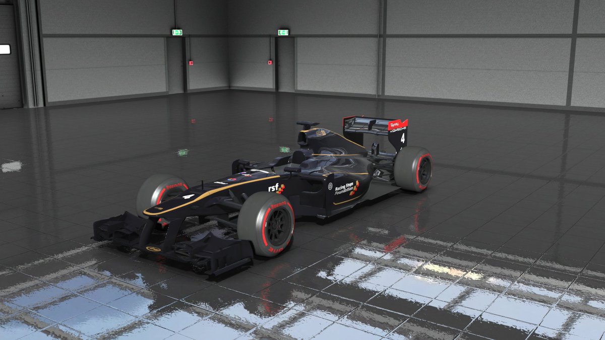 LotusFMC's tweet photo. aí esta, o nosso carro da Lotus para a GP2 de 2013 https://t.co/syZgBR7jb7