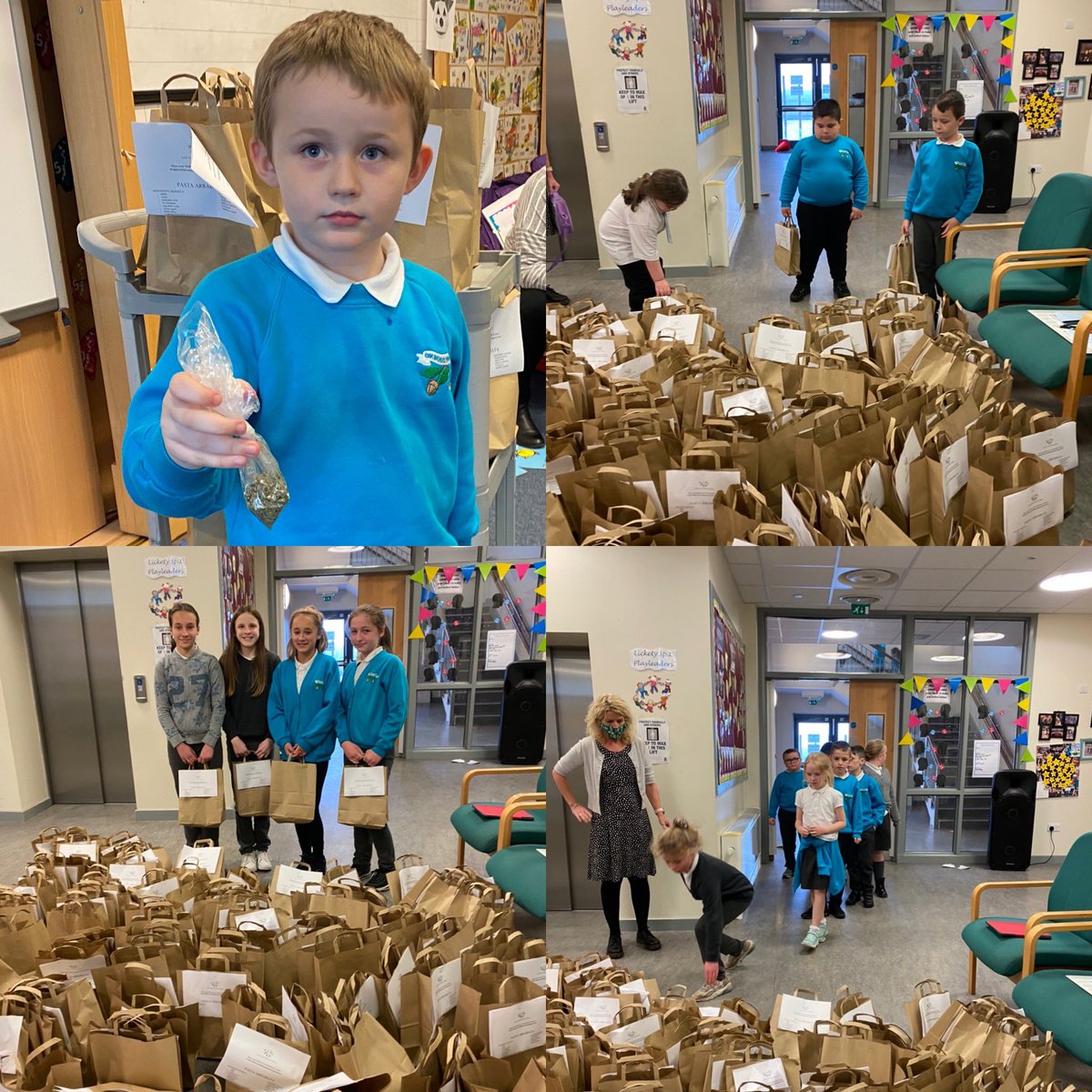 oakwoodG34's tweet photo. Thank you to Jackie #flatpackmeals & to Glenburn Centre for funding evening meals for every child @oakwoodG34 today. We were all so delighted to receive our bag of food goodies. https://t.co/aaLSpLCm5Z