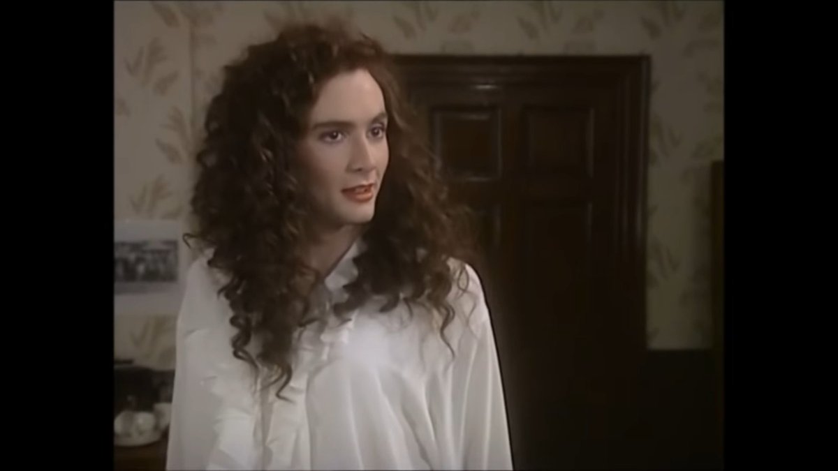 davina (1993) when he was 22 in tv series Rab C. Nesbitt( tw / transphobia )