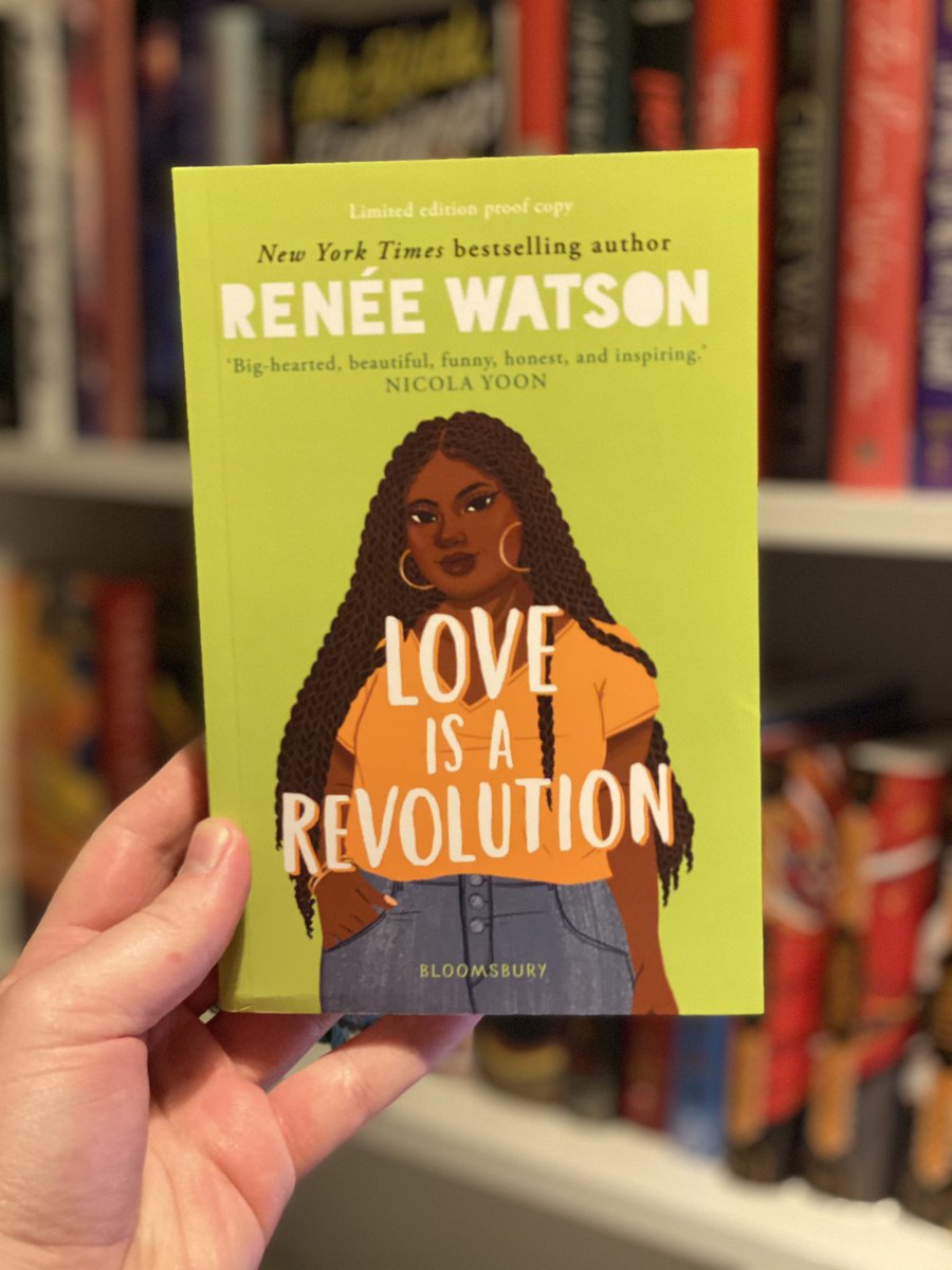 Thank you so much to @matteabarnes and @KidsBloomsbury for my copy of Love Is A Revolution by @reneewauthor
It’s out February 4th 2021! I’m so excited to read this one. #bookblogger #bookmail #gifted #books https://t.co/Jepdc4Unjc