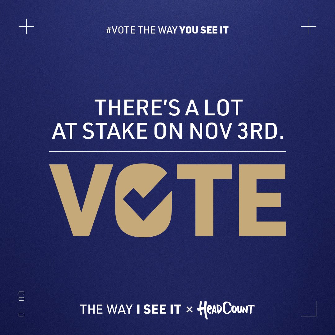 Head to the polls and VOTE for what you stand for. #VOTETheWayYOUSeeIt