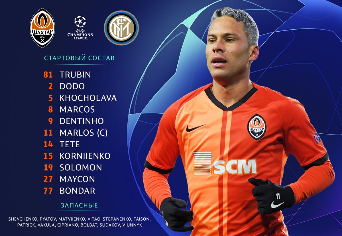 debatedegol's tweet photo. Formaciones confirmadas para los primeros partidos de la jornada de hoy:
🇺🇦 Shakhtar vs Inter 🇮🇹
🇷🇺 Lokomotiv vs Bayern 🇩🇪
#UCL #ChampionsLeague https://t.co/l9EqWFHiDa
