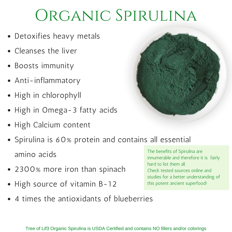TREEOFL1F3's tweet photo. Spirulina might be my favorite superfood!! Full of rich nutrients &amp; healing properties, green foods HEAL Yah!! 

Stay Spiraling 🌀 with spirulina @ https://t.co/u1471Uhw6K https://t.co/4NJCK3eSxf