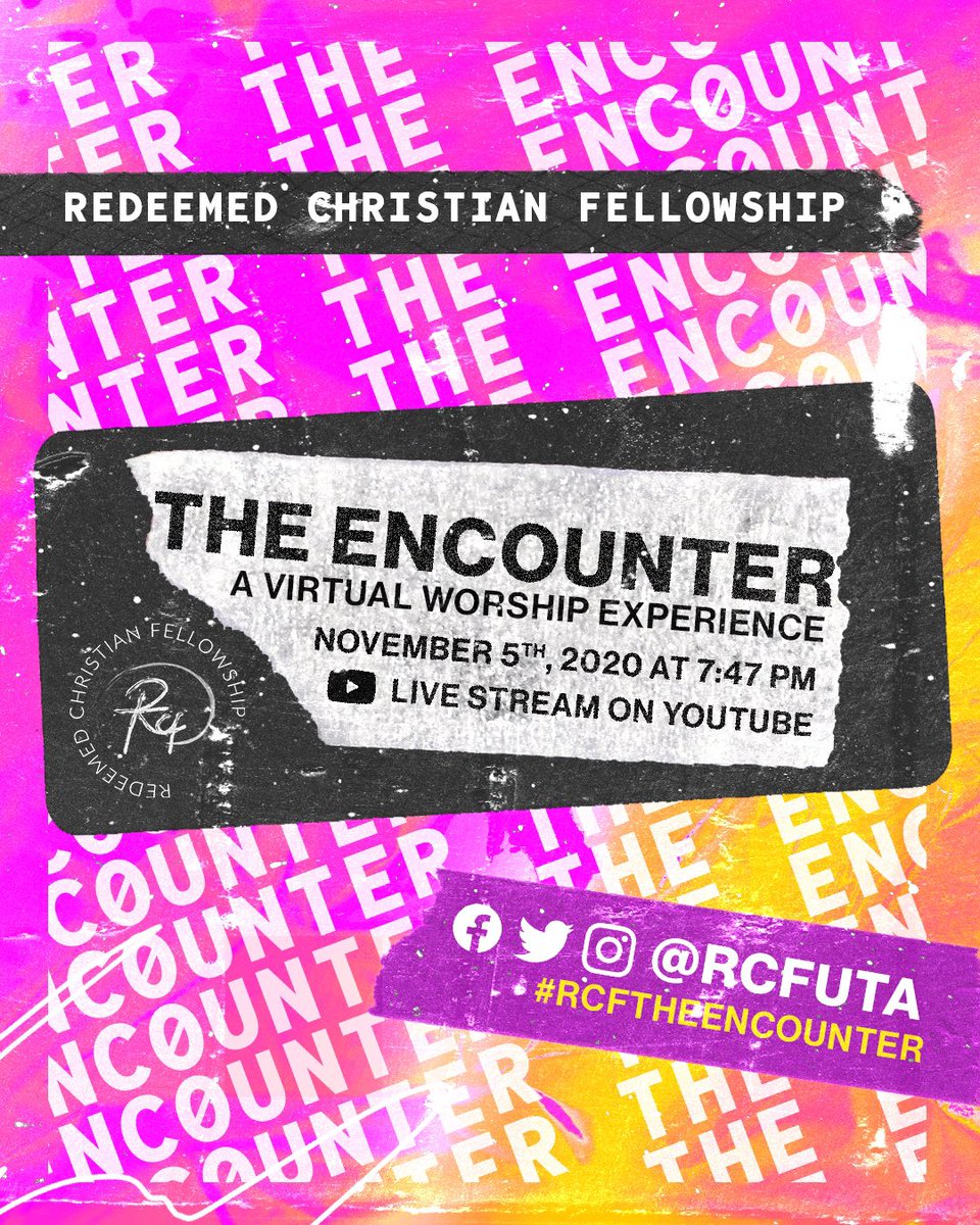 rcfuta's tweet photo. THE ENCOUNTER 20’ IS OFFICIALLY COMING TO A SCREEN NEAR YOU ! 🤯⁣  

Be sure to invite your squad because this is a night you won’t want to miss 🤪 #RCFTHEENCOUNTER⁣ ✌🏾
⁣
📆: November 5th, 2020 ⁣⁣
⏱: 7:47 PM⁣⁣
💻: RCF YouTube Channel “ RCF UTA⁣⁣
Click on the link below https://t.co/cBQASPfMBq