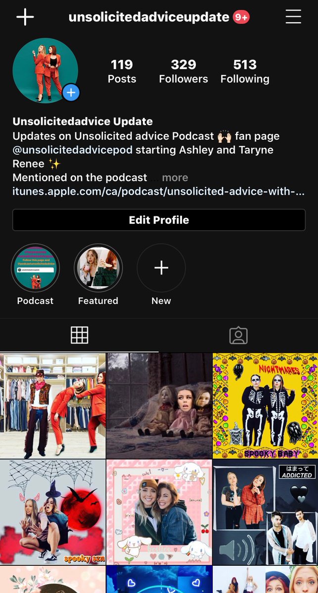 Feel free to add my fan page for <a href="/unsolicitedpawd/">Unsolicited Advice</a> !! 🥰 love your podcast <a href="/AshNichole_xo/">Ashley Nichole</a> and <a href="/TaryneRenee/">Taryne Renee</a> 🎃