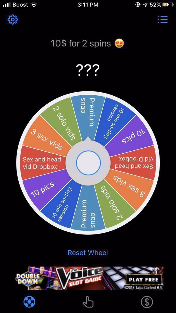 HostelTaylor's tweet photo. Who’s buying new wheel $15 for 3 spins come be the first to spin HMU to buy some nudes!! Selling pics and vids #sellingnudes #nudes4sale #nudesforsale #sugardaddy #nudes #booty #buynudes #buyingnudes #nudesforsale #SugarDaddys #nudes #selling #ass #selling #paypal https://t.co/KnhNRhcqT4