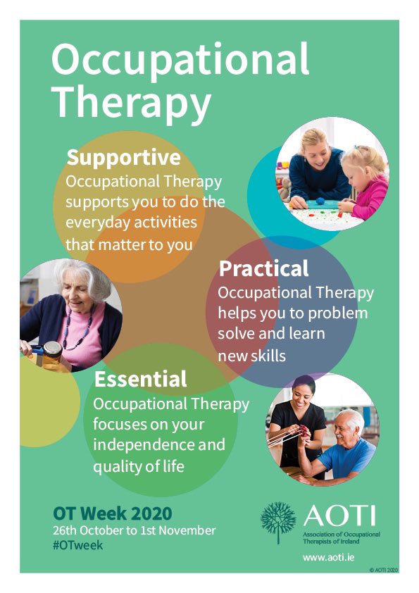Occupational therapists play a vital role in our acute & community health services helping people achieve and regain independence & confidence. This is invaluable work and I want to thank all of the OTs giving exceptional care today & every day #WorldOTDay #OTWeek2020
