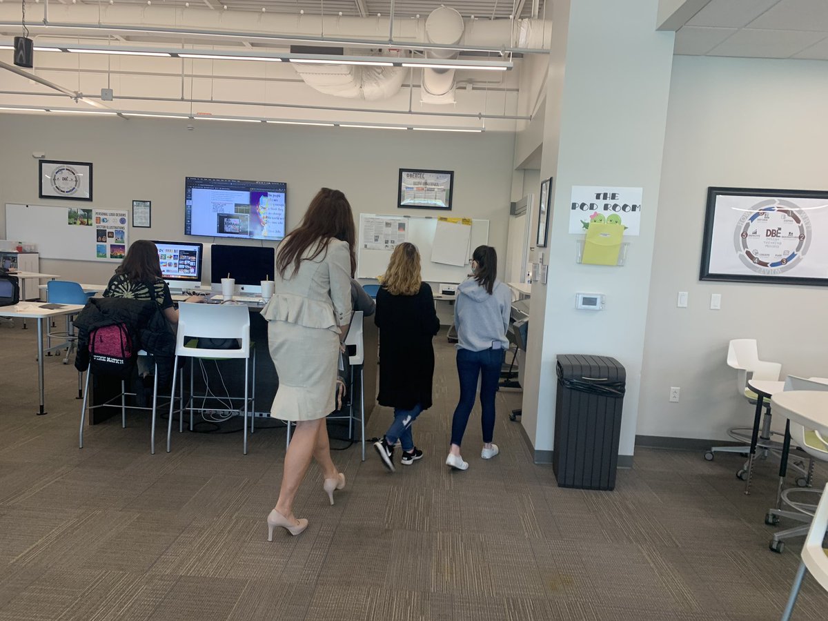 It was an honor to have <a href="/SchwinnTeach/">Penny Schwinn</a> visit with us today to hear our story &amp; see our innovative approach to education. Thank you for taking the extra time to engage with our students so they could share their journey &amp; portfolios! #WeAreDBE #EXCELnation