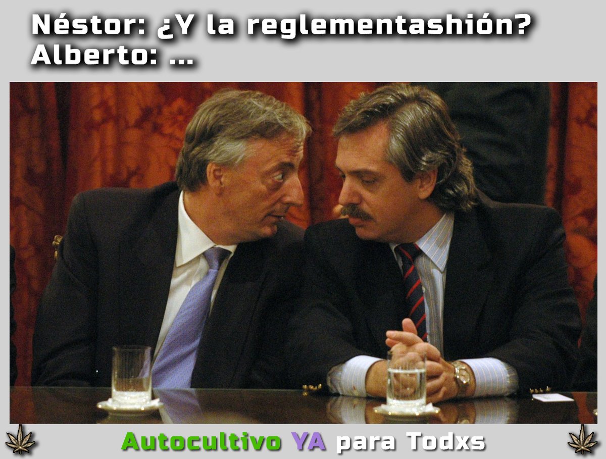 🌱 ¿Y la reglamentashión, <a href="/alferdez/">Alberto Fernández</a> ? ¿Y la reglamentashión 🌱

🙏 10 años del adiós de un gigante de la democracia🐧 A 1 año de ganar las elecciones, ojalá este Gobierno active de una vez el botón verde💚

#AutocultivoYA #EldolorNoEsperaProtocolos #ArgentinaCultivaDerechos
