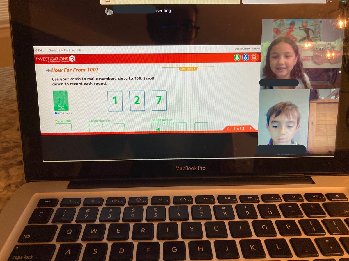 MrsMontanari's tweet photo. Used Google Breakout Rooms to play How Far From 100! It was so great hearing my students playing, laughing, and talking with each other! https://t.co/9HXwPir2tJ