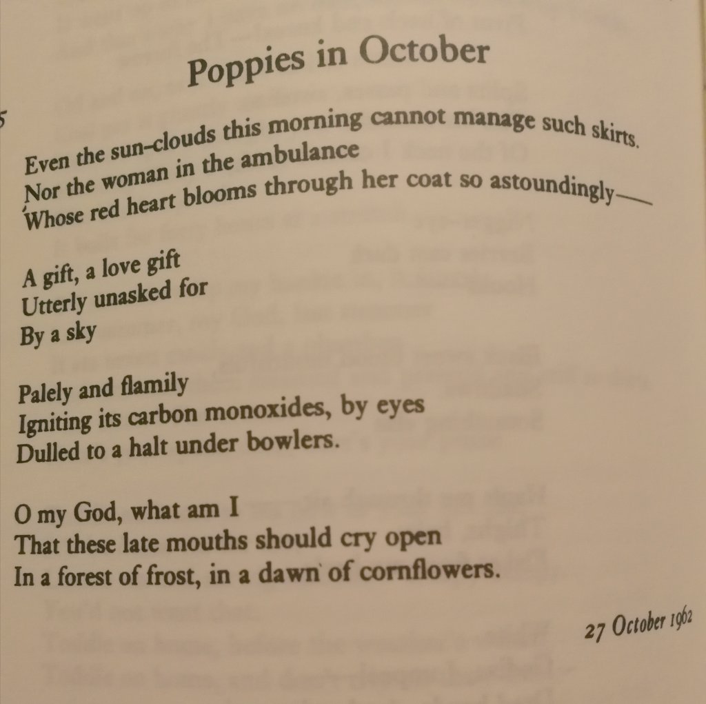 Happy birthday, Sylvia Plath. 