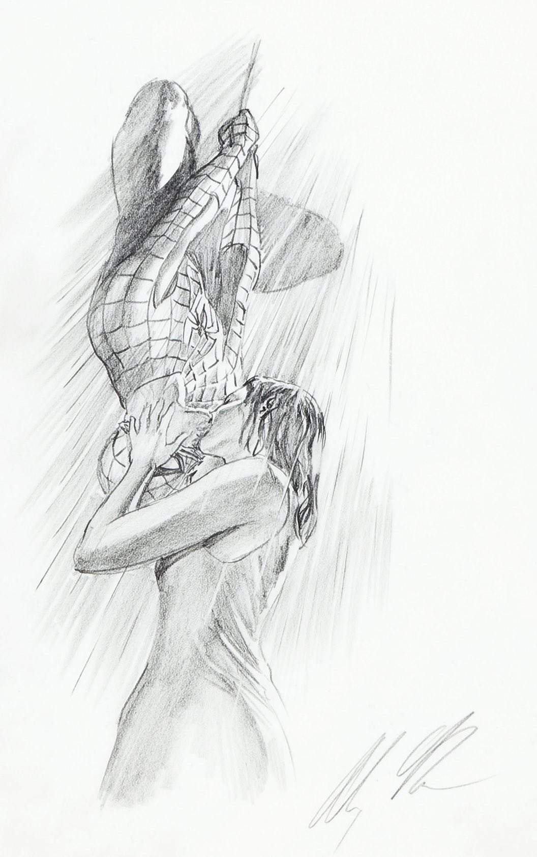 Spiderman Kissing Scene